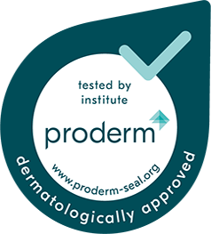 proDERM ProDERM logo - Dermatologically approved